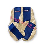 Чехол сиденья Премиум DAF 105\106 (от 2012) D02 (бежевая кожа+синий велюр)