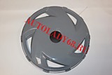 Колпак колеса (пластик) R-22.5 задние (вентилятор) серый (2шт)