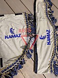 Ламбрекен лоб+шторка боковая велюр 2.2 м КАМАЗ  бежевый