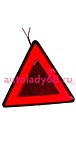 Катафот треугольный красный Неон 24v ФП-421