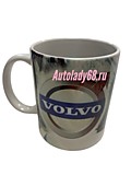 Кружка фарфор с логотипом и рисунком VOLVO №19