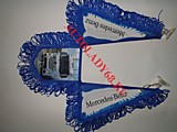Вымпел тройной крылья пластик MERCEDES ( Синий )