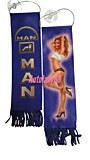 Вымпел "MAN" и девушки бахрома синий 5,5х20 см
