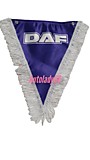 Вымпел треугольный бахрома "DAF" (20*26) синий