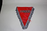 Вымпел треугольный бахрома "IVECO" (20*26) красный