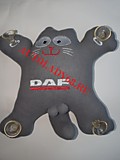 Кот- Саймон с логотипом DAF серый