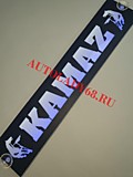 Табличка светящаяся черная 10/50 см 24v КАМАЗ свет бело-синий