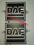 Табличка светящаяся черная малая 15/15 см 24v DAF (2шт)