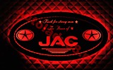 Табличка светящаяся в спальник JAC овал 600х300 12-24v