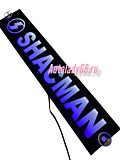 Табличка светящаяся черная 10/50 см 24v SHACMAN 
